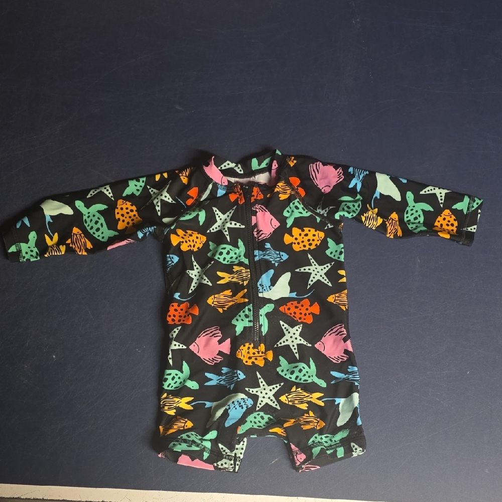 Hanna Andersson Baby Rashguard Swimsuit 6-12 Months